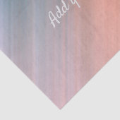Light Coral und Gray Blue Personalizable Seidenpapier (Ausschnitt)