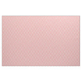 Light Coral White LG Zickzack ZigZag Muster 12I Stoff (Yard (91,4 cm))