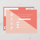 Light Corner Peach Two Tone UAWG Postkarten (Vorne/Hinten)