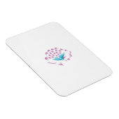Light Cornflower Blue, Sky Megenta, Girly Magnet (Rechte Seite)