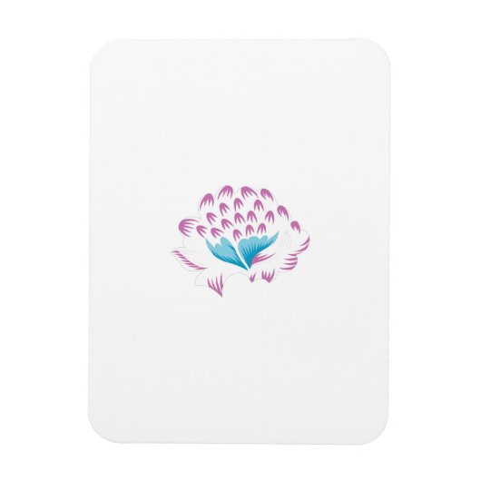 Light Cornflower Blue, Sky Megenta, Girly Magnet (Vertikal)