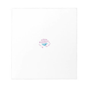 Light Cornflower Blue, Sky Megenta, Girly Notizblock
