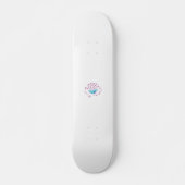 Light Cornflower Blue, Sky Megenta, Girly Skateboard (Vorne)