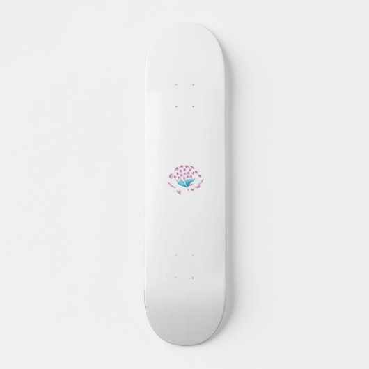 Light Cornflower Blue, Sky Megenta, Girly Skateboard (Vorne)
