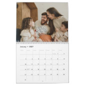 Light Cream Custom Family Photos Kalender (Jan 2027)