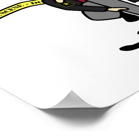 Light CSI Girl Poster (Ecke)