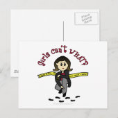 Light CSI Girl Postkarte (Vorne/Hinten)