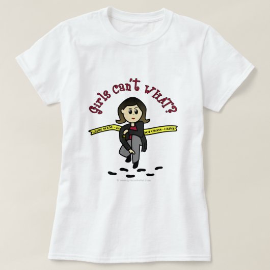 Light CSI Girl T-Shirt (Design vorne)