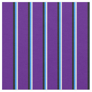 Light Cyan, Blue, Black & Indigo Muster Stoff