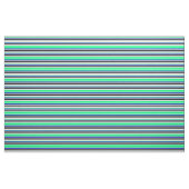 Light Cyan, Green, Blue, Grau & Black Colown Stoff (Fat Quarter (45,7 x 55,9 cm))