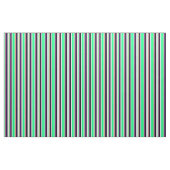 Light Cyan, Green, Light Lachs, Indigo & Black Stoff (Fat Quarter (45,7 x 55,9 cm))