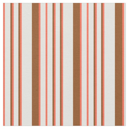 Light Cyan, Red and Brown Lines Stoff (Nahaufnahme)