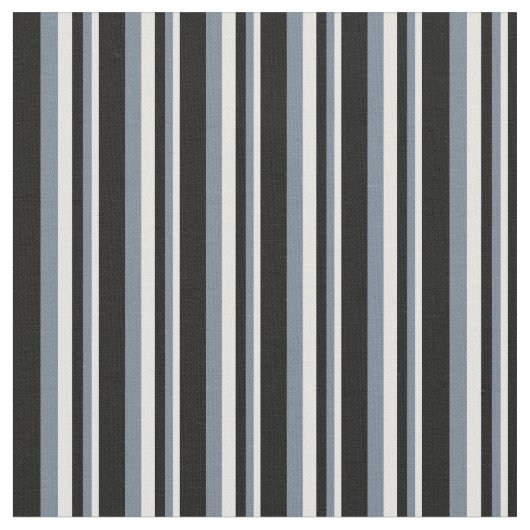 Light Cyan, Slate Grau & Black Lines Stoff (Nahaufnahme)