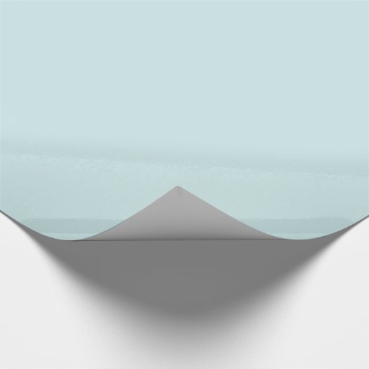Light Cyan Solid Color Geschenkpapier (Ecke)