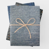 Light Dark Denim Gems Geschenkpapier Set (Beispiel)