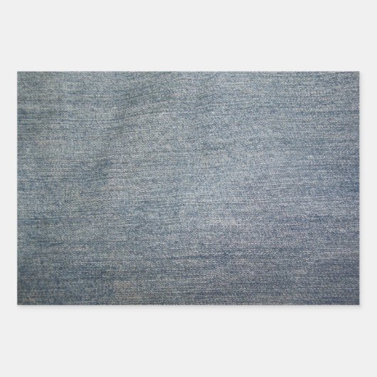 Light Dark Denim Gems Geschenkpapier Set (Vorderseite)