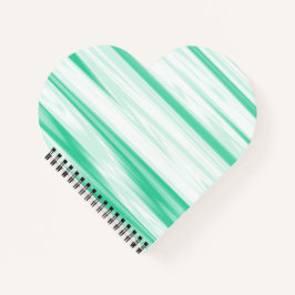 Light & Dark Green Swirt Notebook Notizblock