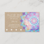 Light Devotion Mandala Kraft Visitenkarte (Rückseite)