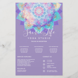 Light Devotion Mandala Lilac Intro   Dienstleistun Flyer