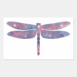 Light Dick Dragonfly Starscape Sticker