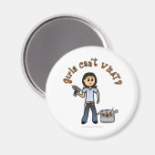 Light Do-It-Yourself Diva Magnet (Vorderseite/Rückseite)