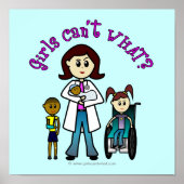 Light Doctor Girl Poster (Vorne)