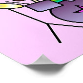 Light Drummer Girl Poster (Ecke)