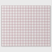 Light Dusty Rose Wrapping Pattern Roll Geschenkpapier (Flach)