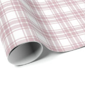 Light Dusty Rose Wrapping Pattern Roll Geschenkpapier (Rolleneckpunkt)