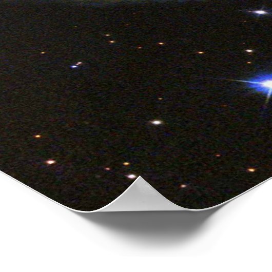 Light Echo beleuchtet Staub um Supergiant Star Poster (Ecke)