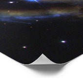 Light Echoes aus Red Supergiant Star V838 Monocer Poster (Ecke)