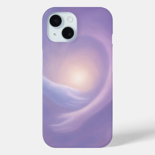 Light Embrace Abstract Lavender Aura Case-Mate iPhone Hülle (Rückseite)