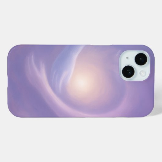 Light Embrace Abstract Lavender Aura Case-Mate iPhone Hülle (Rückseite (Horizontal))