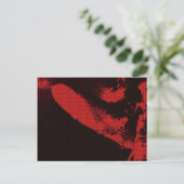 Light Emiting Diode Zeppelin Postkarte (Stehend Vorderseite)