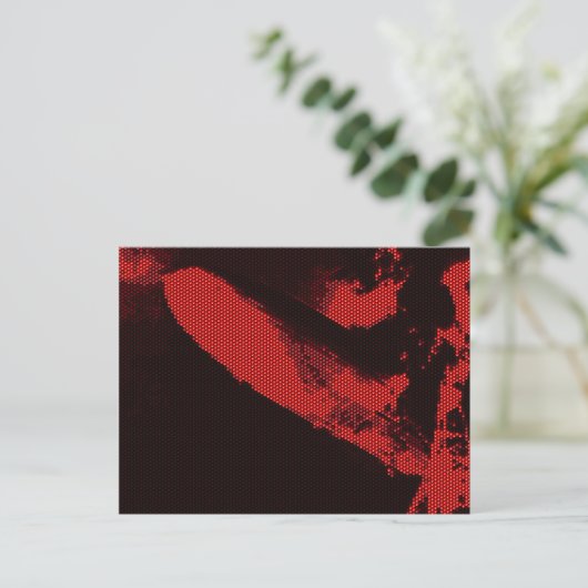 Light Emiting Diode Zeppelin Postkarte (Stehend Vorderseite)