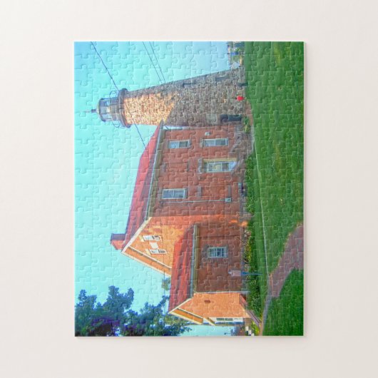 Light Erie Great Lakes Kanada. Puzzle (Vertikal)