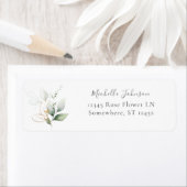 Light Eukalyptus Glow Gold Rücksendeadresse (Insitu)