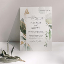 Light Eukalyptus Glow Gold Wedding