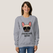 Light Fawn French Bulldog Frenchie Dog Mama Sweatshirt (Vorne ganz)