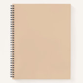 Light Fawn Solid Color Notizblock (Vorderseite)