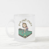 Light Female Billiard Player Mattglastasse (Links)