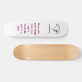 Light Female Gymnastin Skateboard (Horizontal)