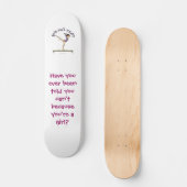 Light Female Gymnastin Skateboard (Vorderseite)
