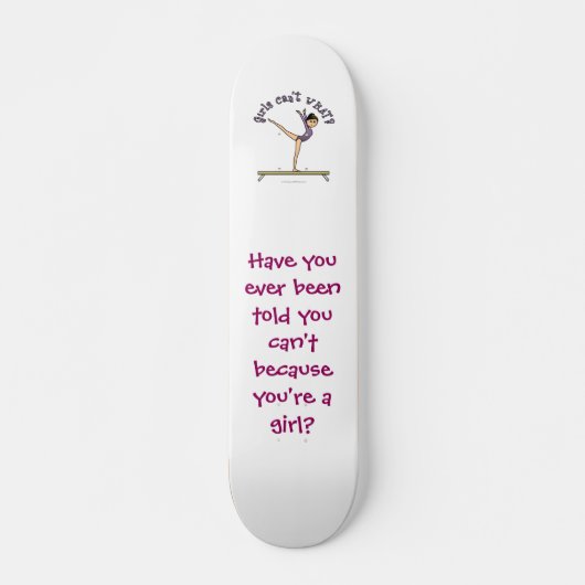Light Female Gymnastin Skateboard (Vorne)
