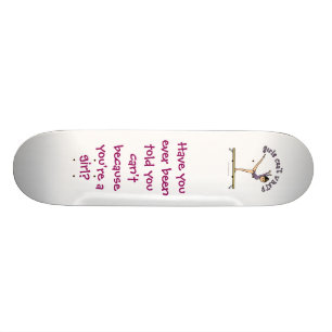 Light Female Gymnastin Skateboard