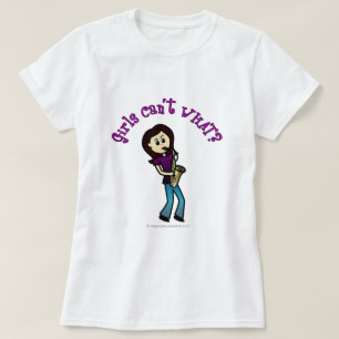 Light Female Saxophon Player T-Shirt