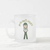Light Female Sheriff in Green Uniform Mattglastasse (Links)