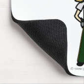 Light Female Sheriff in Green Uniform Mousepad (Ecke)