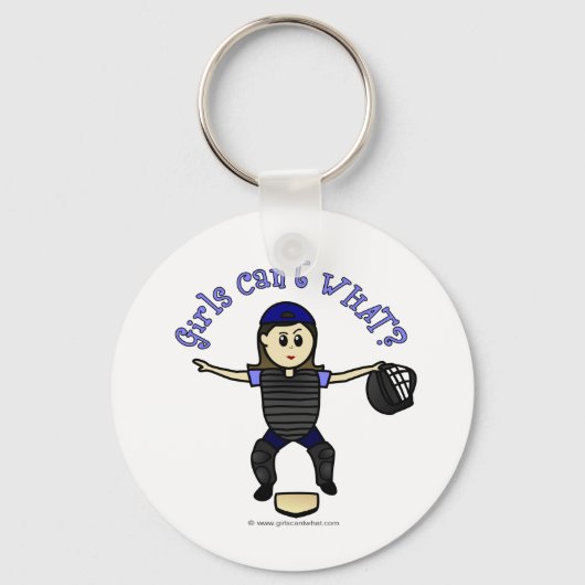 Light Female Umpire Schlüsselanhänger (Vorderseite)