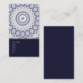 Light Flake Mandala Business Card Visitenkarte (Vorne/Hinten)